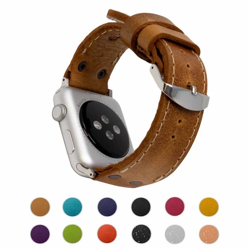 APPLE WATCH CLASSIC MATTE LEATHER BAND 38MM/40MM